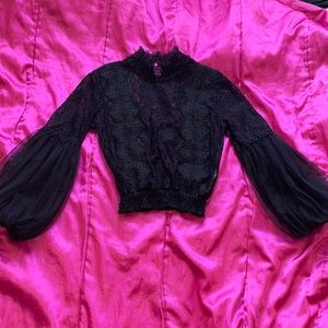 New Black Lace Top 🖤